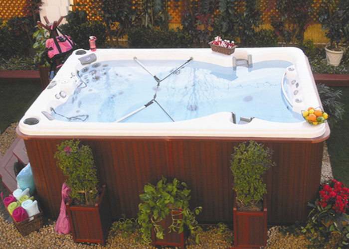 Custom 38A whirlpool massage outdoor swim luxury bath spa tubs, 3500 * 2250 * 1070mm