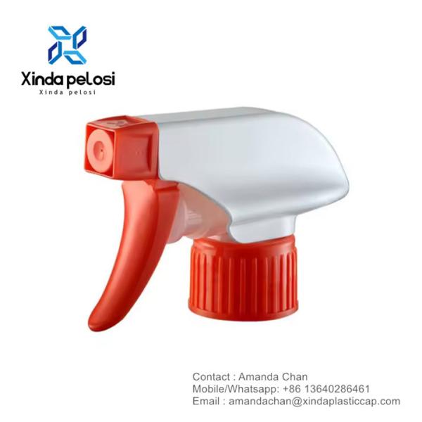 Custom Ribbed Plastic Cleaning Trigger Sprayer For Garden Hand Pumps Dispenser