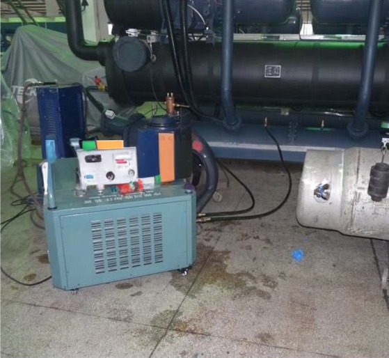R410A Машины для восстановления хладагентов, машины для перезарядки, кондиционера, холодильника после обслуживания, установка для восстановления газа 2 HP