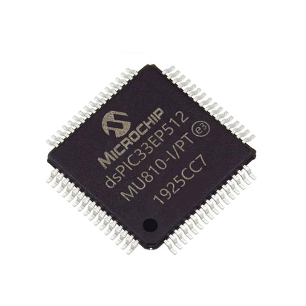 Microcontroladores de chip IC DSP de 16 bits de alta velocidad DsPIC33EP512MU810
