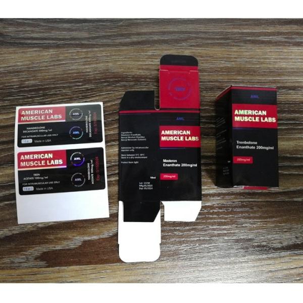 防水光沢のあるホログラム 10 ml バイアル ボトル ラベル