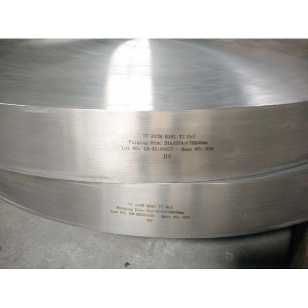 Forging Gr7 Titanium Disc Dia 3000mm For Chemical Equipment