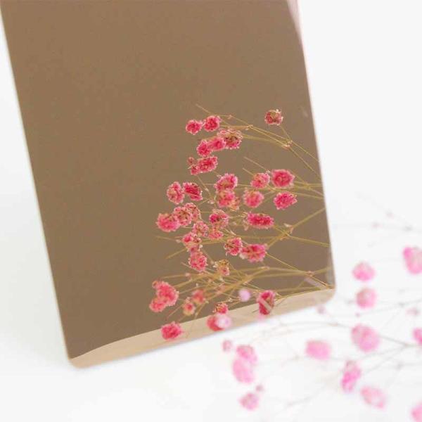 лист нержавеющей стали зеркала 8K поднял цвет золота PVD покрыл декоративное