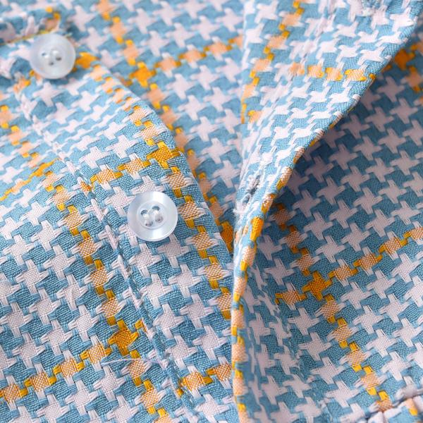 Plaid Lapel Bubble Short Sleeved Princess Dress Summer Children'S Clothing