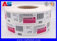 Adhesive Pharmaceutical Glass Vial Labels , 15ml Plastic Bottle Labels Custom Printing