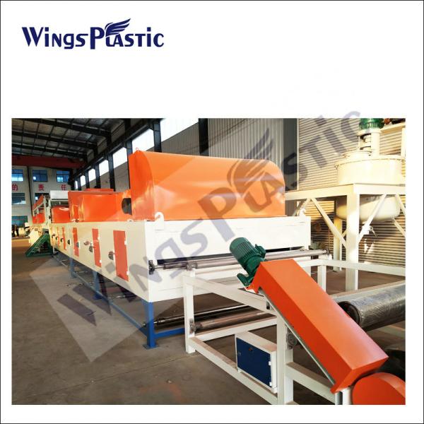 Máquina de fabricação de tapetes de plástico de PVC de cor única