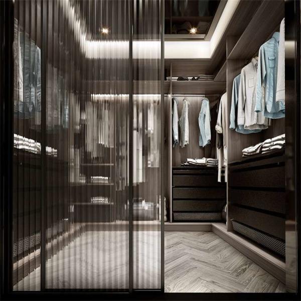 5 Door Wardrobe Bedroom Furniture Knocked Down Structure With Hinge Accessories