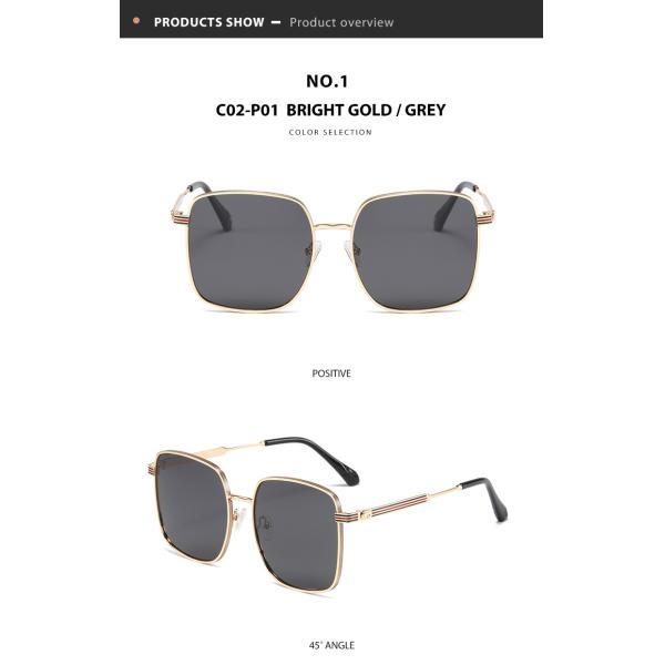 Рамка металла поляризовывала объективы триацетата солнечных очков дам прочные