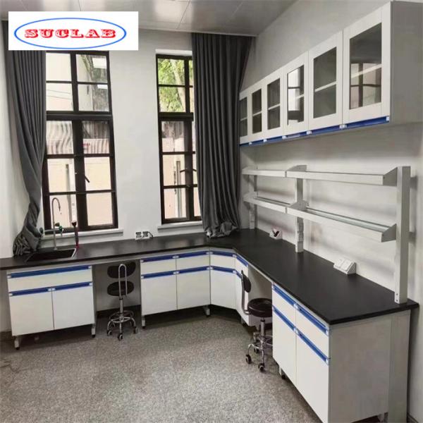 Mobiliário de laboratório de química de design moderno com embalagens de contraplacado de exportação