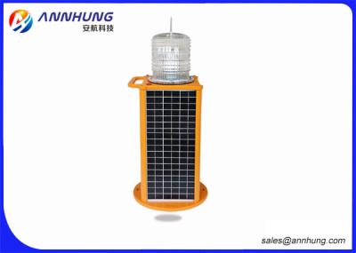 Luz de obstrução solar vermelha da aviação com a microplaqueta eficiente alta do diodo emissor de luz