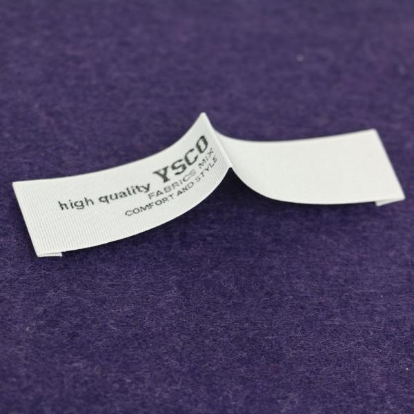 Sew On Cloth Woven Apparel Labels In Custom Design Center Fold
