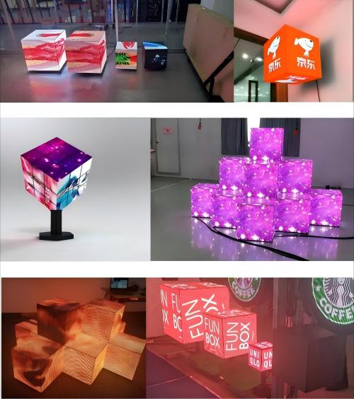Cube LED Display/Rubik's Cube LED display screen/Cube led video display