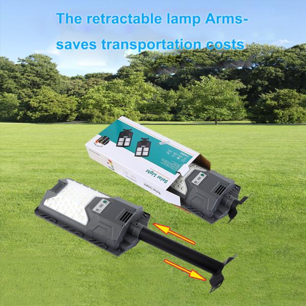 7000k All In One Solar Street Light IP65 Solar Street Lights Outdoor For Paths And Parking