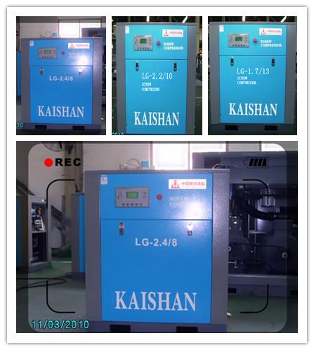 High Efficiency  Silent Power - driven Screw Air Compressor 13 Bar 15kw ISO CE