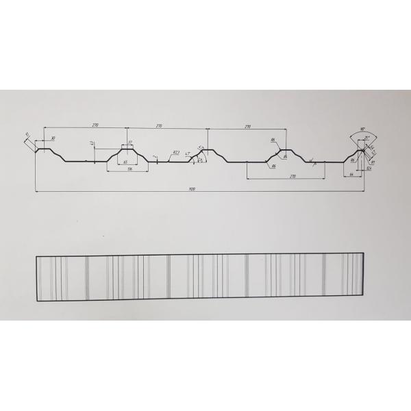 Украинская оцинкованная металлическая PPGI T44 T57 гофрированная крышевая плитка руловая машина