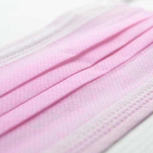 O CE cor-de-rosa Earloop do grampo 50PCS do nariz da cor a máscara protetora
