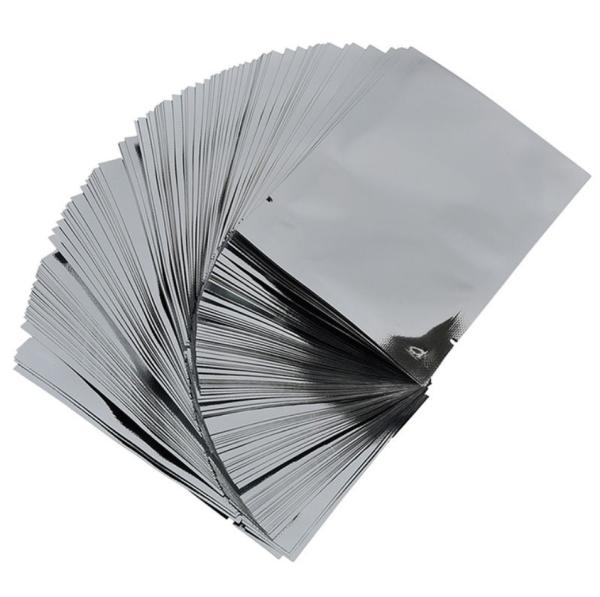 Customized Printed Heat Sealed Plastic Bags, Aluminum Foil Food Packaging Vacuum Storage 3-Side Sealed Bags