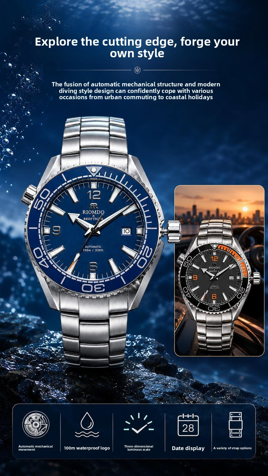 Stainless Steel Case Traditional Business Wristwatch Timeless Style Performance Perfect for Office and Formal Occasions