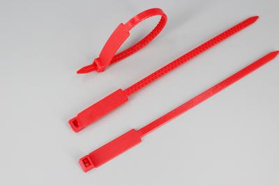 DM-5.5*175mm red green black white yellow colorful double teeth locking rectangle marker cable ties with print words