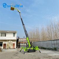 AC électricité 12m 240kg Crawler Spider Man Ascenseur entraîné par moteur diesel
