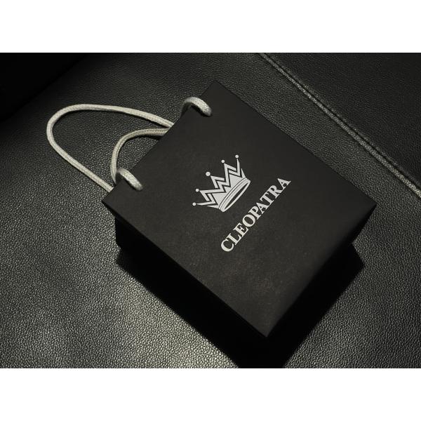 Customized Black Jewelry Paper bags
