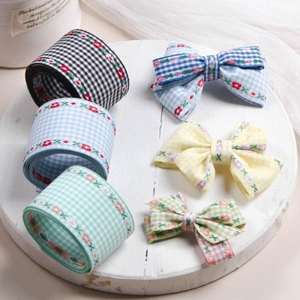 Polyester Lace Jacquard Embroidery Ribbon for DIY Bow Hair Accessories Clothing Collar Cuffs Pants Edge Decorations
