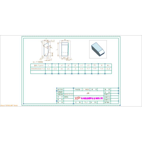 SGS Tungsten Carbide Saw Cutter tips Specially for Aluminium Copper