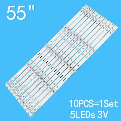 MCPCB 55QHQJP AKTV5534 LED Backlight Strip JS-D-JP55EU-051EC 70317 E55EU/EP1000