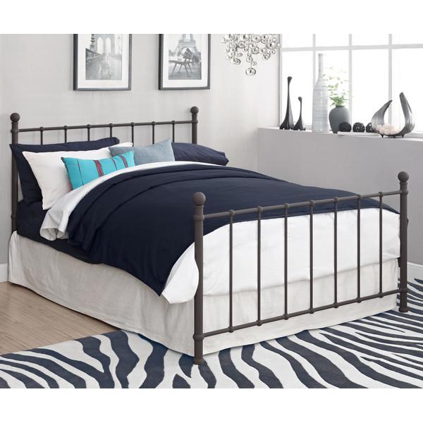 Customized Sizes Metal Double Bed 0.6-1.5mm Thick Steel Pipe ISO9001