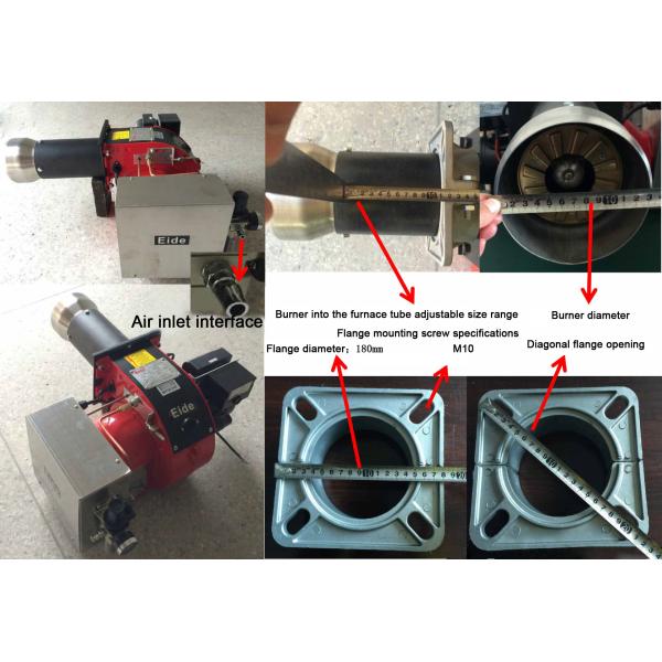 600000kcal Oil Boiler Burner , Automatic Waste Oil Burner 380V Power Supply
