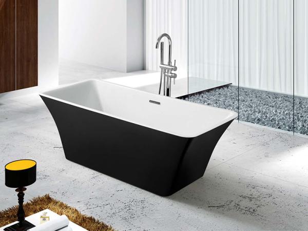 Modern Acrylic Free Standing Bathtub SP1842 Rectangle CUPC Certified