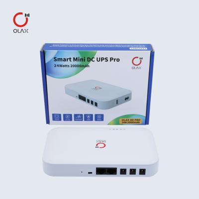 Olax POE D8 Uninterruptible Power Supplies Protable Power Solution Smart UPS DC 12V Max Output 20000mah 74WH Battery UPS Backup Ready For Use