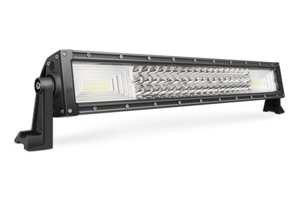 Auto 3 Row Jeep LED Light Bar , 22 Inch LED Driving Light Bar 27000 LM