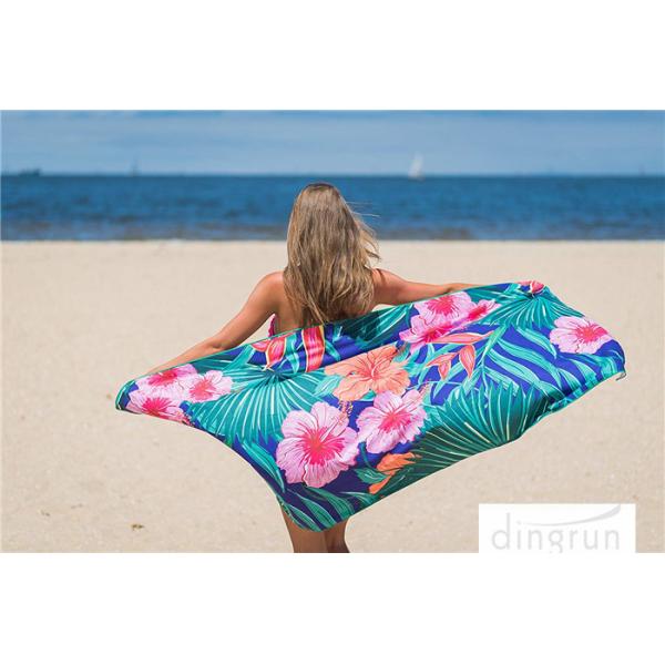 Quick Dry Sand Free Travel Microfiber Beach Towel  For Beach Travel Outdoor