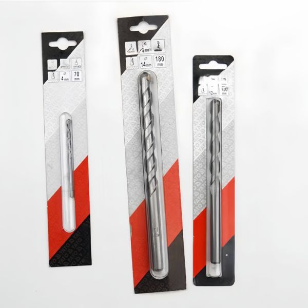 Masonry Drill Bits Sand Blast , High Carbon Steel Twist Drill Bit