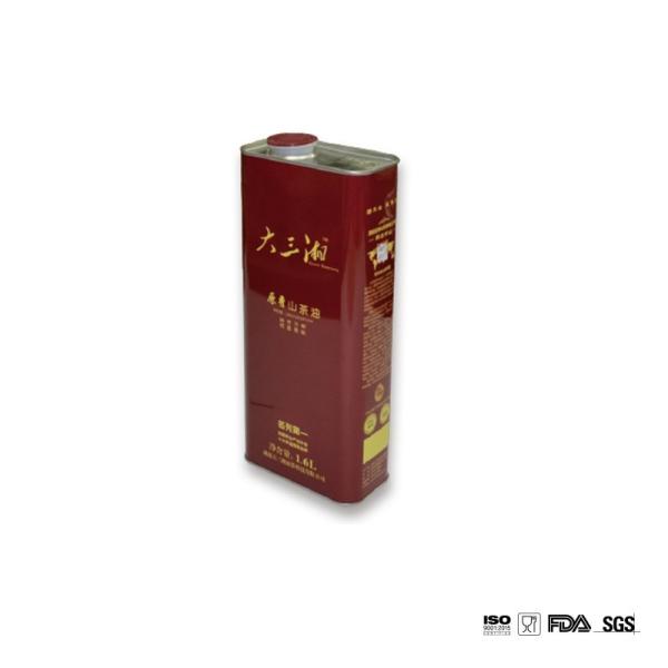 DADI 1500ml Cooking Oil Tin Can Food Grade Tinplate Tin Olive Oil Containers Food Oil Can