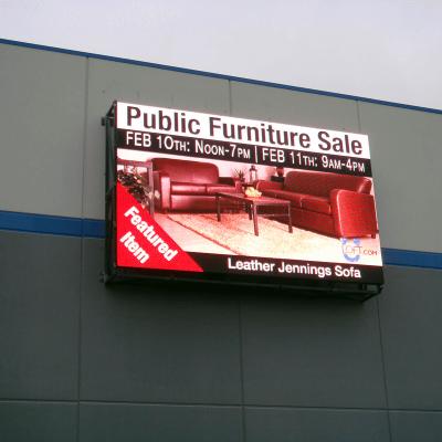 6.667mm Outdoor LED Display Board P6 Fixado para Audiências de Rua