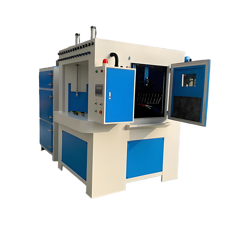 Fully Automatic Satellite Multi Rotary Table Sand Blasting Machine For High Productivity
