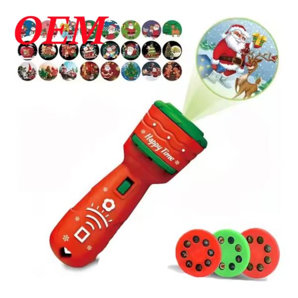 Пластиковый проектор Фонарик Детские образовательные игрушки Для рождественских подарков для детей