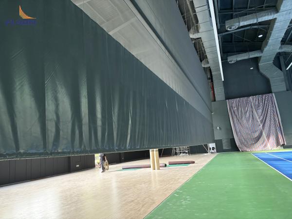 High Strength Fabric Dividing Curtain For Indoor Outdoor Sport Area
