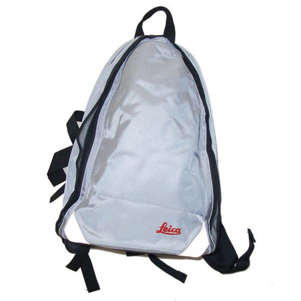 Gray Leica Nylon Backpack Bag 39*28*6 Cm For Leica 1230 GPS System