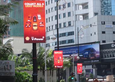 55 Inch Iphone Series P6 Outdoor Advertising Led Display Video Street Lighting Pole Open Sign