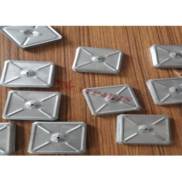 Fast Fixing Square Metal Speed Clips With Different Size For Insulaton Pins