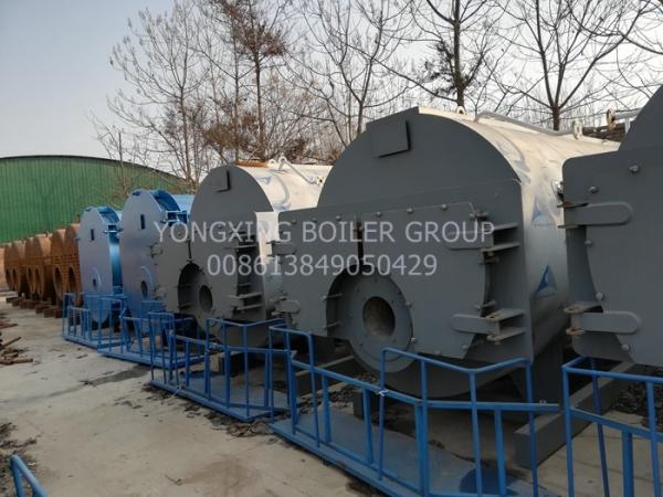 Energy Saving Gas Condensing Boiler , Food Factory Gas Fired Boiler 93% Efficiency