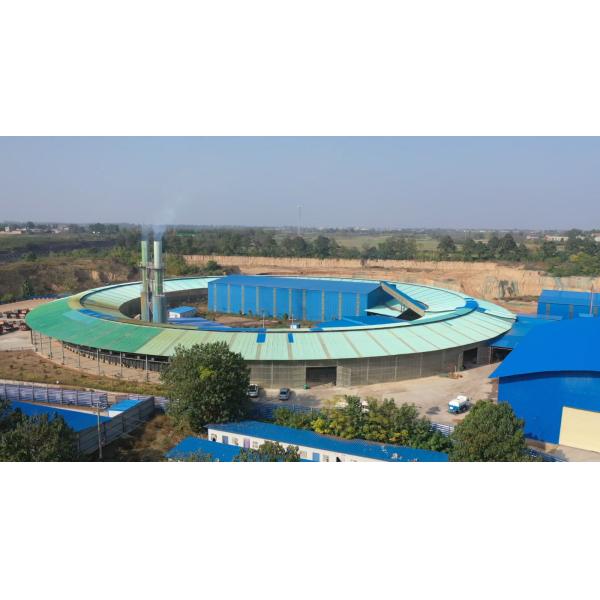 8.6m Section Rotary Kiln Clay Brick Manufacturing Plant For High Volume Production