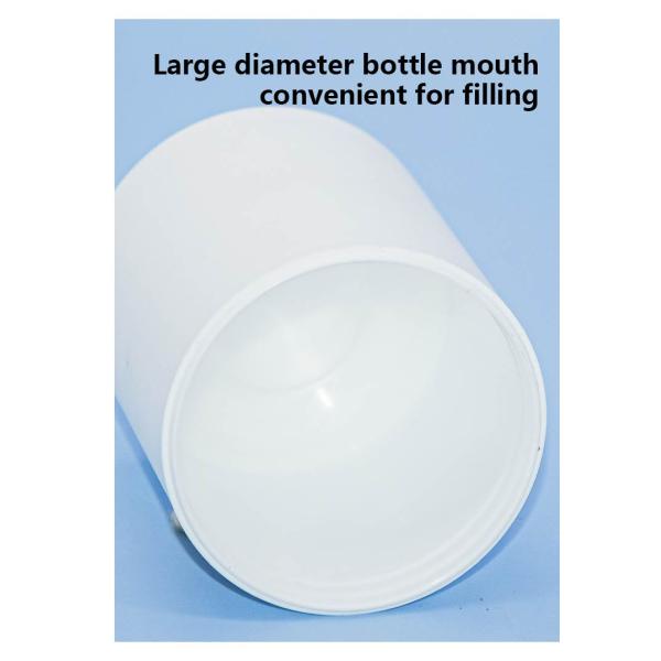 Garrafa mal ventilada sustentável 50ml 100ml 150ml da bomba dos PP com tomada central do furo