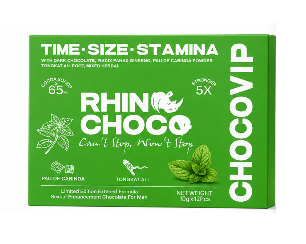 Ginseng Extract Mint Flavor Wellness Chocolate For Men Sugar Free