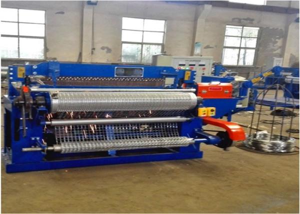 Fruit / Rabbit Cage Wire Cage Welding Machine , 0.45 - 2.7mm Diameter Grid Welding Machine