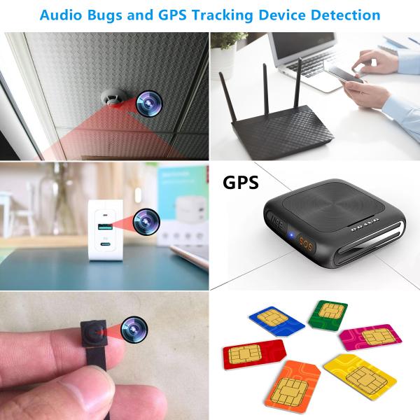 Wholesale Signal Detector Anti-Spy Hidden Security WiFi Camera GSM Audio Bug Finder GPS Signal Lens RF Detector
