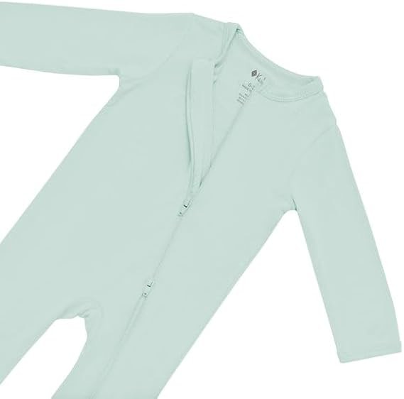 Unisex Rayon Zip Onesies Newborn Long Sleeve Zipper Onesie Soft Breathable Baby Clothing